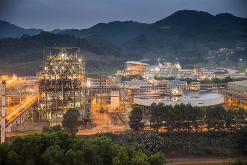 Nhà máy của Masan High-Tech Materials tại mỏ đa kim Núi Pháo. Ảnh: thainguyen.gov.vn